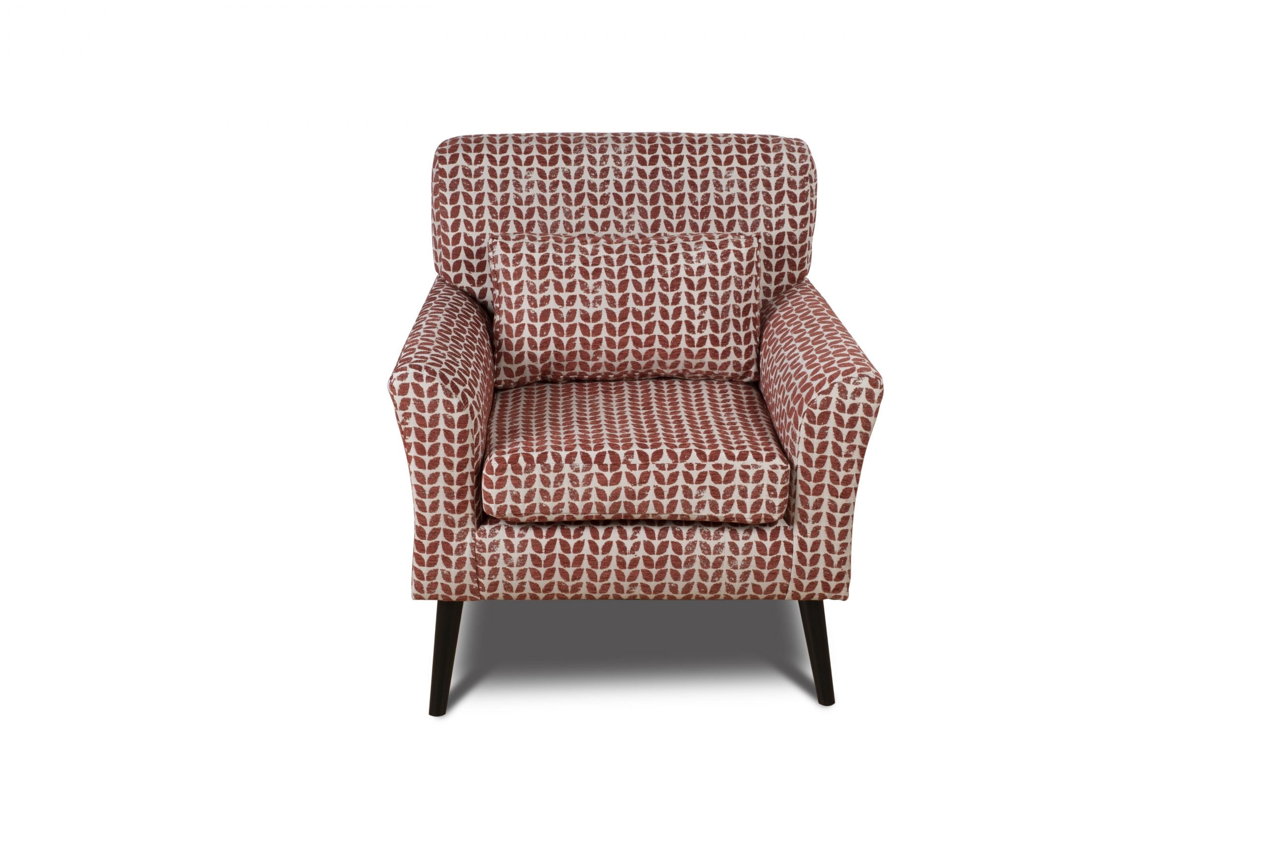DI Designs Warnborough Red & White Club Armchair